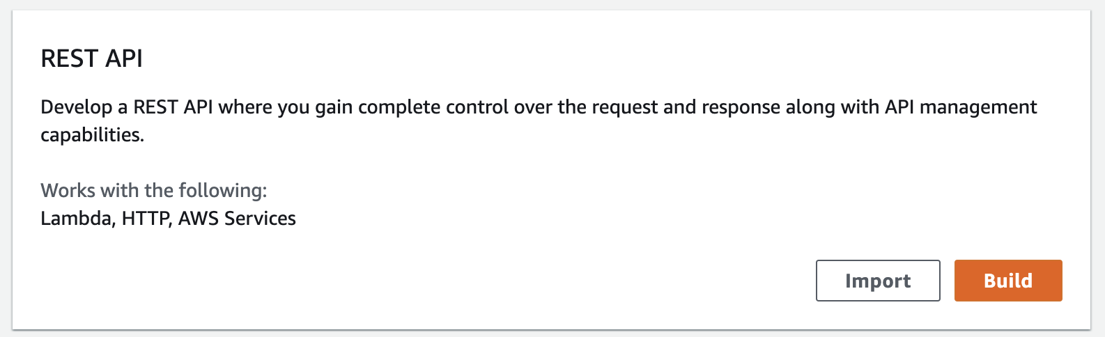 Create API